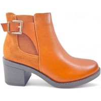 timbos botines botin tacon de mujer camel 130930 para mujer