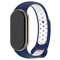 correa cool para xiaomi smart band 8  9  10 sport marino-blanco