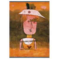 legendarte - cuadro lienzo impresion digital - retrato de frau p - paul klee - decoracion pared cm 40x60