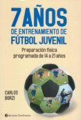 7 anos de entrenamiento de futbol juvenil
