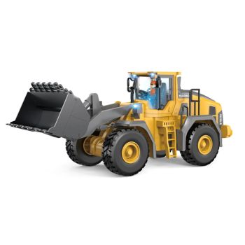 YIGONG BC1057 1/20 2.4G 9CH coche de control remoto bulldozer camión luz LED música vehículos de construcción modelos ju