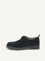 caprice low shoes blue made of leather size 39