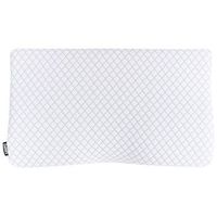 almohada ergonomica de espuma viscoelastica para dormir boca arriba 50 x 30 cm blanca elgon