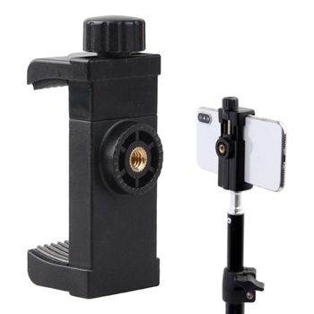 ERIKOLE-soporte Universal para trípode, Clip para teléfono, soporte con orificio para tornillo de 1/4 pulgadas para trípode, accesorios para teléfono inteligente móvil