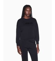 ax armani exchange para mujer xw002049af21298uc001 sudadera boxy negro l casual algodon