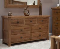 bramley oak 7 drawer chest