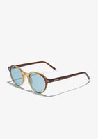 gafas de sol dfranklin - ultra light s round trans brown  trans blue
