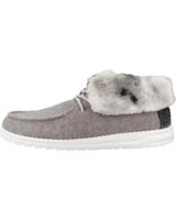 de hey dude zapatos casual mujer modelo wendy fold color gris snstsmkt