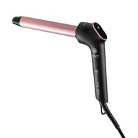 bellissima 11855 utensilio de peinado rizador de pelo caliente negro rosa 64 w 18 m