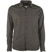 sl56 camisa manga larga fantasia para hombre
