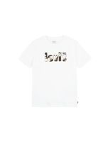 camiseta levis camo poster logo bright blanco nino