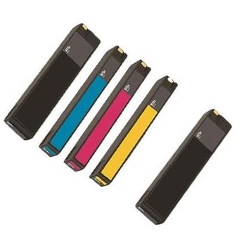 Compatible Multipack HP PageWide Enterprise Color MFP 586f Printer Ink Cartridges (5 Pack) -L0R13A