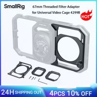adaptador de filtro roscado smallrig de 67mm con capo para jaula de video universal 4299b para iphones para samsung para telefonos inteligentes android 5277