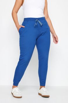 Yours Joggers Elásticos Azulones, Mujer Curvy Y Tallas Grandes, Yours