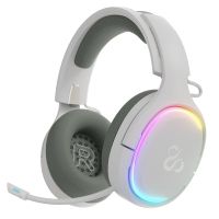 newskill aton v2 ivory auriculares gaming inalambricos rgb bluetooth 50 multiplataforma blancos