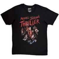 michael jackson camiseta thriller zombies para hombre