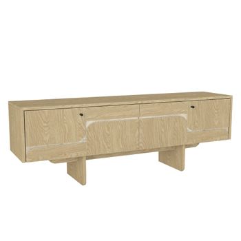 Mesa de tv  150 cm Rota Antracita 3 puertas