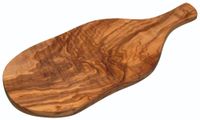 tabla de servir de madera de olivo 17 x 39 x 18 cm marron