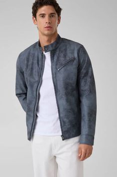 Chaqueta De Cuero Sintético