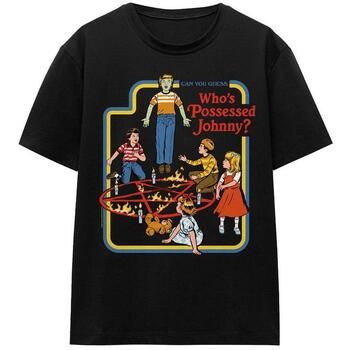 Steven Rhodes Camiseta Who's Possessed Johnny para mujer