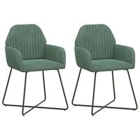 sillas de comedor 2 uds terciopelo verde mar 55 x 50 x 84 cm vidaxl