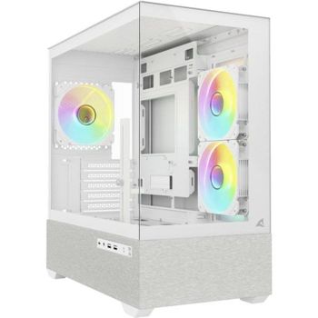 Caja PC Sharkoon MK7 ARGB Blanco µATX Ventana