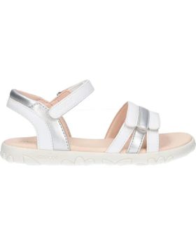 de GEOX J258ZA 054AJ J S HAITI C0007 WHITE-SILVER