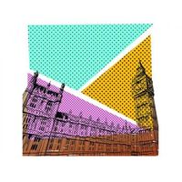 fotomural vinilo comic londres 350 x 250 cm