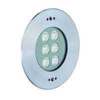 foco led piscina 180mm focalizado 3000k ip68 24v lumina
