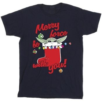 Disney Camiseta Merry Force Be With You para hombre