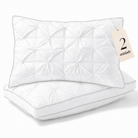 decodeko-rralmohada de lujo con calidad de hotel 5 estrellas soporte cervical para un sueno profundo almohada de alta densidad mullida y resistente al hundimiento para todas las estaciones con