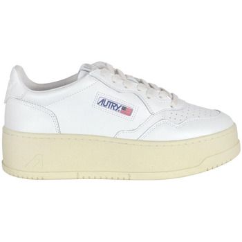 Autry Zapatillas Baskets Medalist Platform cuir de vache blanc non traité para mujer