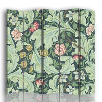 biombo floral wallpaper - william morris - cm 180x170 5 paneles