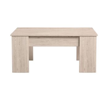 Mesa de centro elevable low salón comedor color color sahara estilo moderno mueble 100x45x50cm