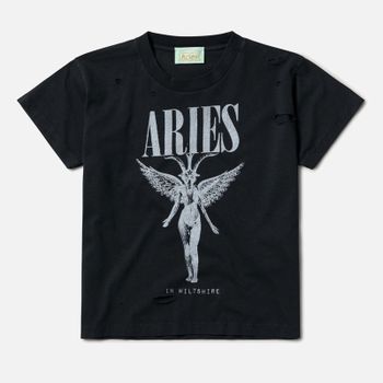ARIES Destroyed Nirvana Cotton-Jersey T-Shirt - L