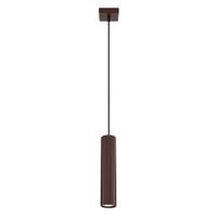 lampara colgantes marron aluminio alt 118 cm