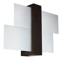 lampara de pared desgarrar maderavidrio alt 30 cm