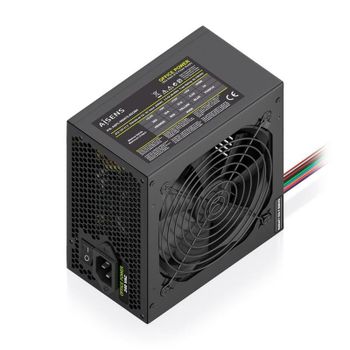 Fuente de Alimentación AISENS ASPC-500ATX-SEOBK 500W CE RoHS botón encendido