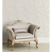 papel pintado vinilico lavable texturizado con inserciones en relieve color metalizado - murat 676303 de gaulan - rollo de 10 m x 106 m