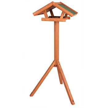 Comedero Para Pájaros Natura Con Pie 46x22x44 Cm Marrón 5570 Trixie