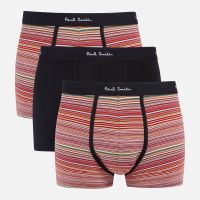 ps paul smith organic cotton-blend three-pack boxer shorts - s