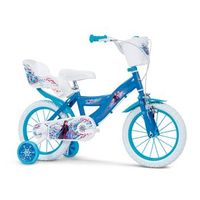 bicicleta toimsa huffy 14 frozen disney 14687 - con cesta y portamunecas