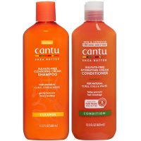 cantu shea butter cleansing cream shampoo  hydrating conditioner 400ml