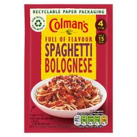 colmans spaghetti bolognese sauce