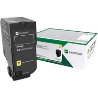 lexmark 75b20y0 yellow original return program toner cartridge
