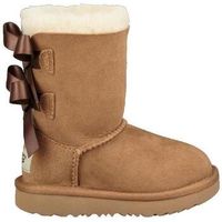 ugg botines bottes bailey bow ii en daim marron para nina