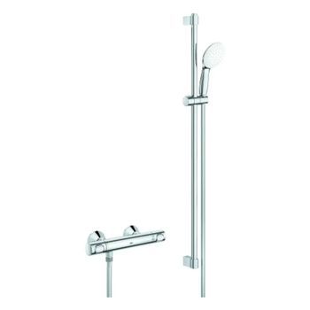 Grifo Termostático Para Ducha Grohe Grohtherm 500 34797_1 Con Conjunto De Ducha 900 Mm Cromo, 34797001