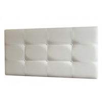 cabecero cama  polipiel moderno  12070cm texas botones blanco