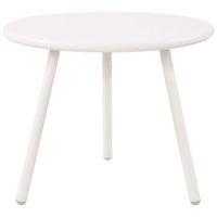 mesa de centro berea plastico blanco o 50 cm clp