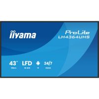 pantalla senalizacion digital iiyama lh4364uhs-b1ag 43r 4k ultra hd led android 247 wifi
